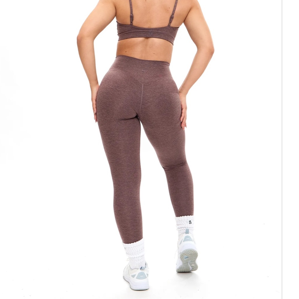 BuffBunny Women's Leggings in Brown - Picture 3 of 5